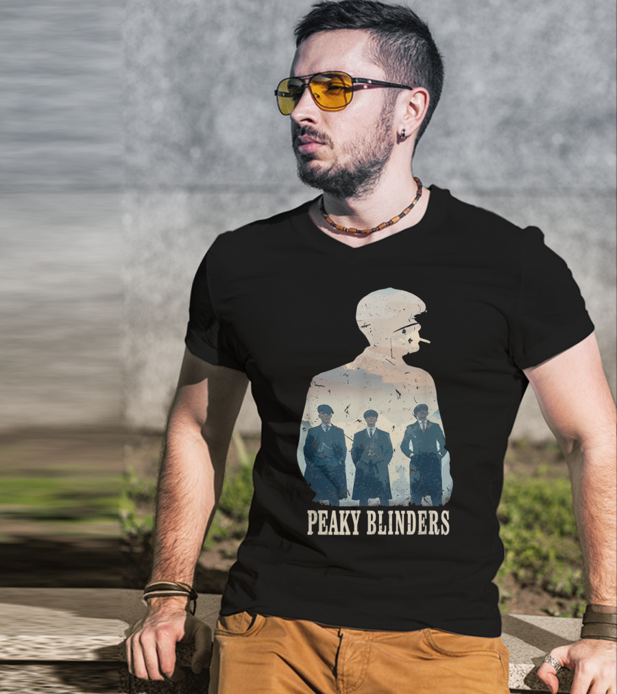 Peaky Blinders Vintage Silhouette Trio T-Shirt