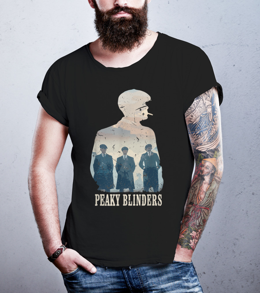 Peaky Blinders Vintage Silhouette Trio T-Shirt