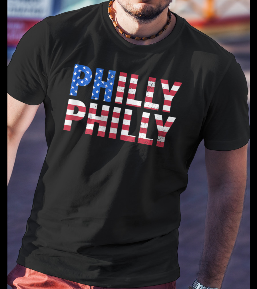 Philly Philly USA Flag T-Shirt