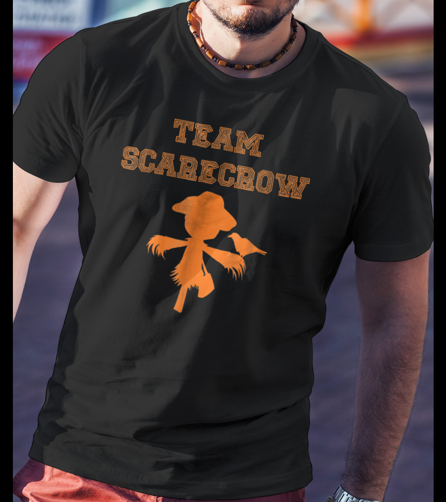 Team Scarecrow Silhouette With Crow T-Shirt