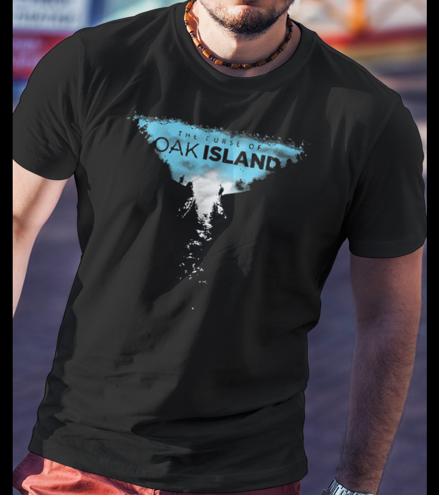 The Curse Of Oak Island Mysterious Treasure Excavation Scene T-Shirt
