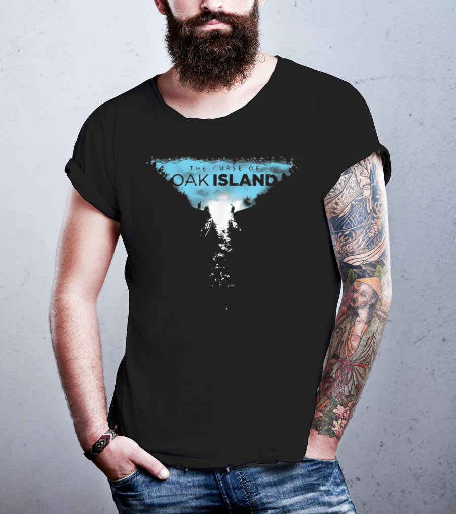 The Curse Of Oak Island Mysterious Treasure Excavation Scene T-Shirt