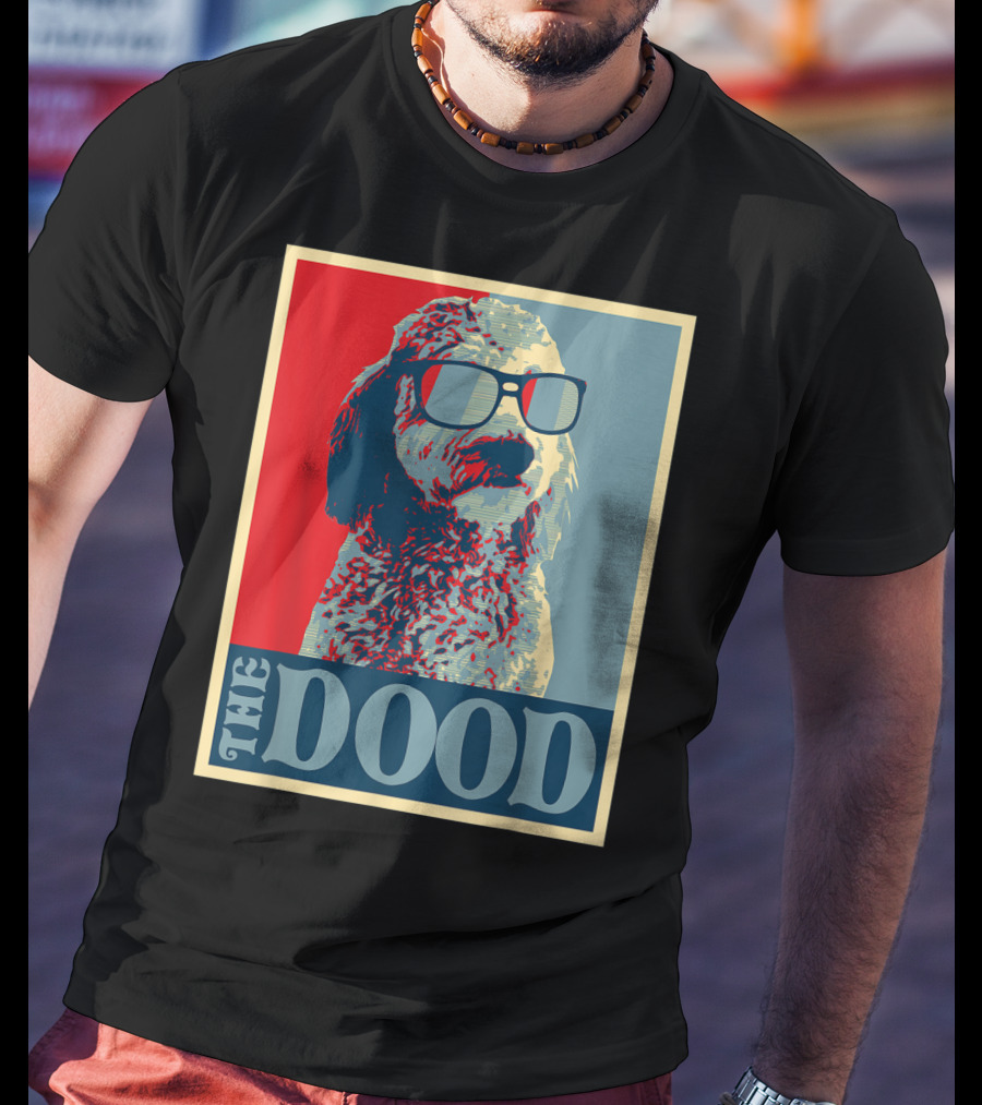 The Dood Goldendoodle Doodle Mom And Dood Dad Retro T-Shirt