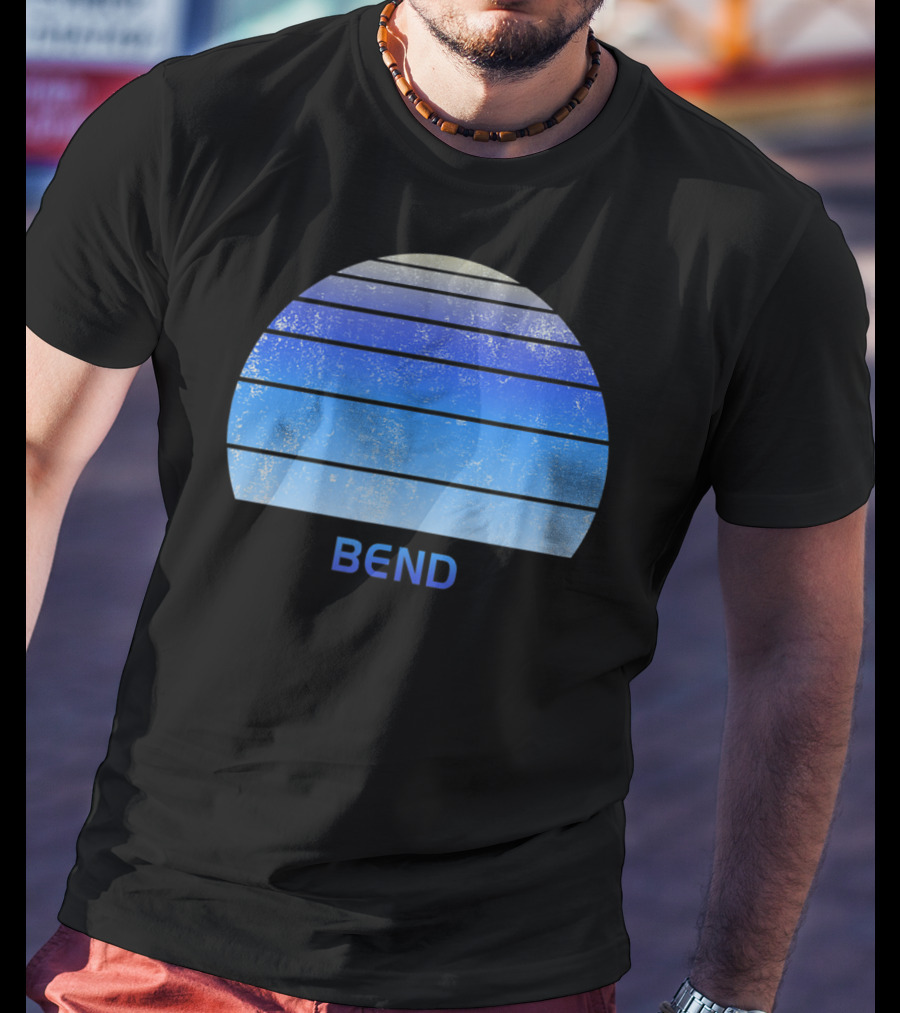 Vintage Bend Oregon Retro Sunset T-Shirt