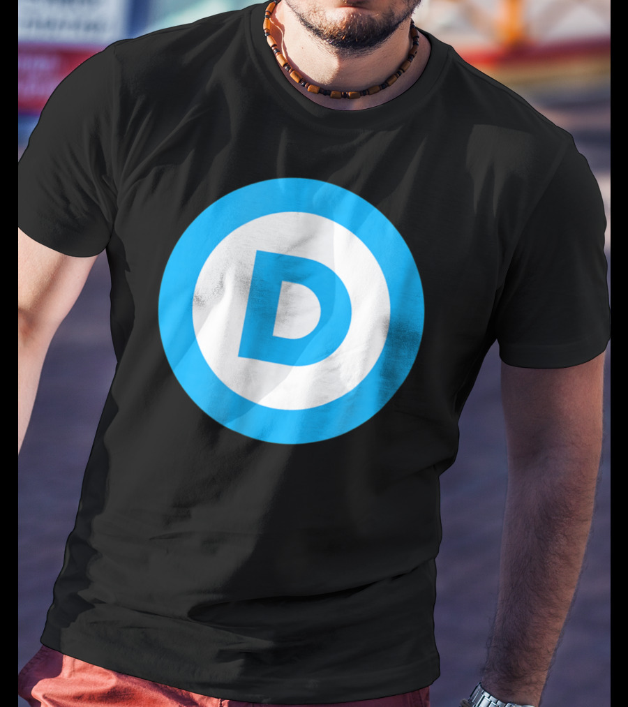 Vote Elect Democrat Freedom D Circle T-Shirt