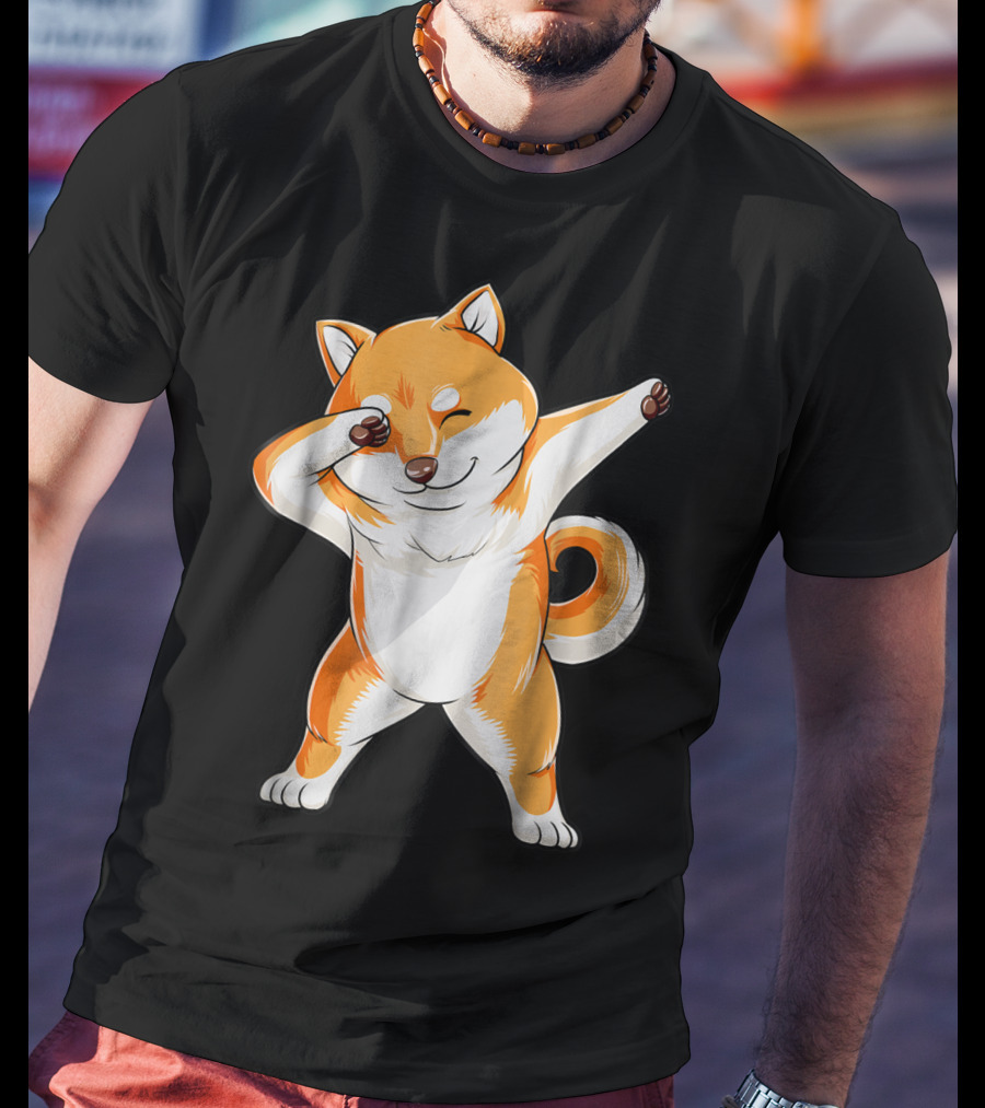 Dabbing Shiba Inu Dog Puppy Animal Lover T-Shirt