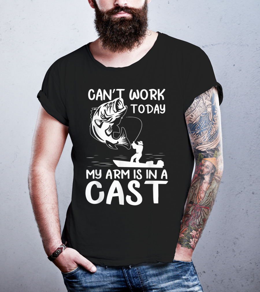 Can't Work Today My Arm Is In A Cast T-Shirt