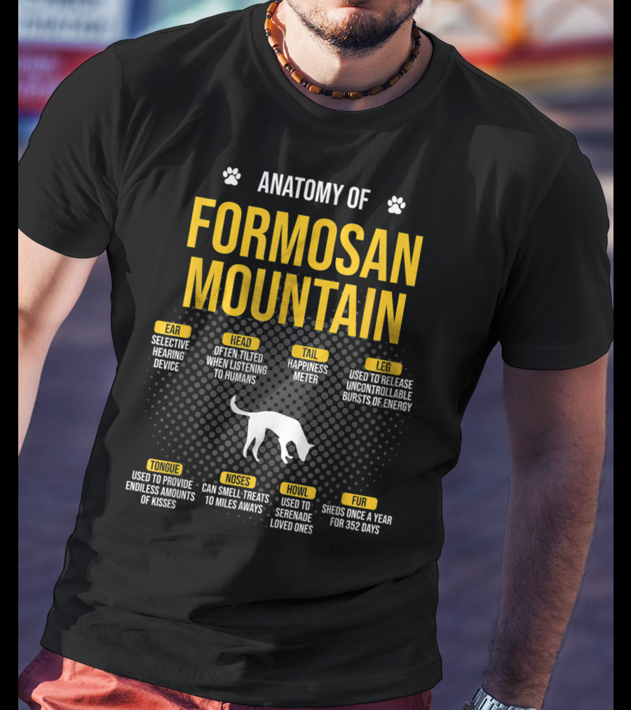 Anatomy Of Formosan Mountain: Selective Hearing, Happiness Meter, Uncontrollable Bursts, Lovable Serenade T-Shirt