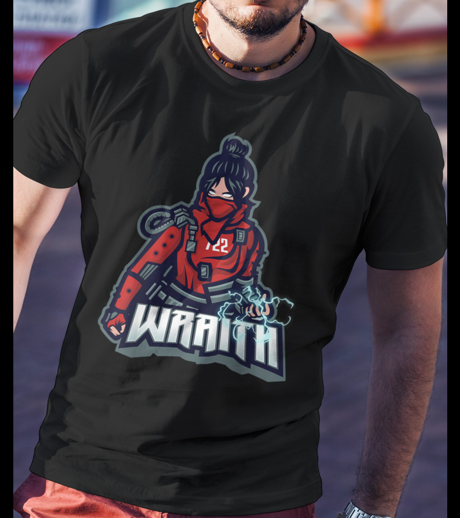 Apex Legends Wraith Red 12 Video Gamer T-Shirt
