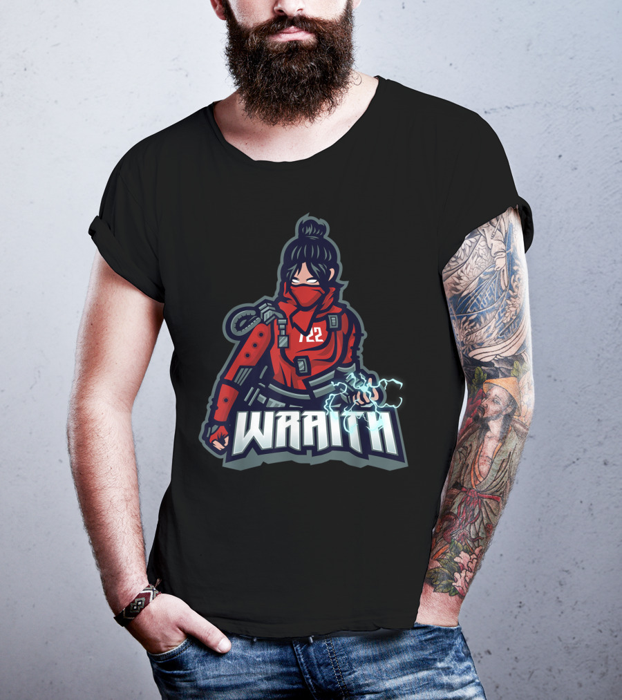Apex Legends Wraith Red 12 Video Gamer T-Shirt