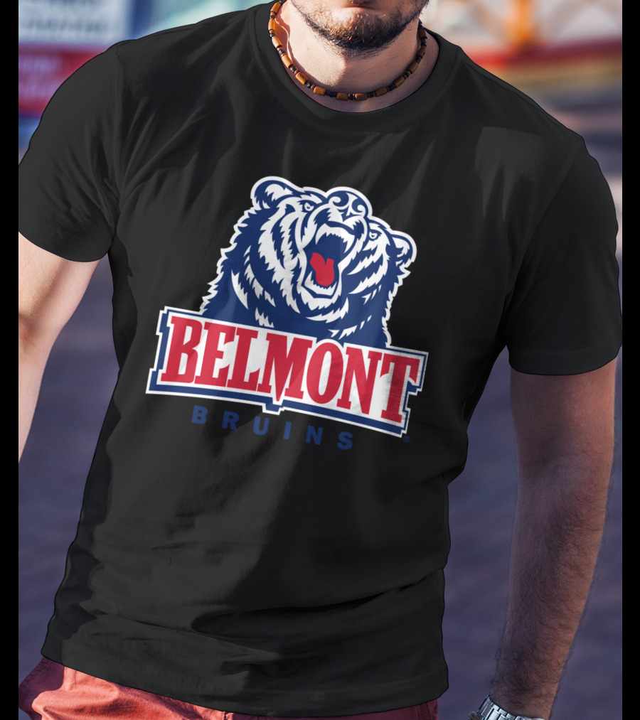 Belmont University Bruins Bear Logo NCAA Ppbel01 T-Shirt