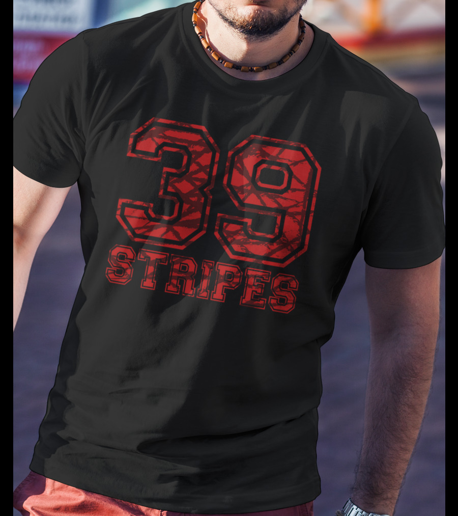 39 Stripes We Are Healed Isaiah 535 Cross T-Shirt