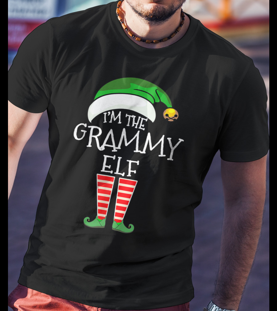 Christmas Family Matching Costume I'm The Grammy Elf T-Shirt
