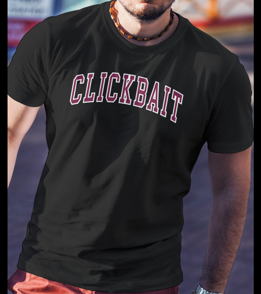 Clickbait Arch-Text T-Shirt