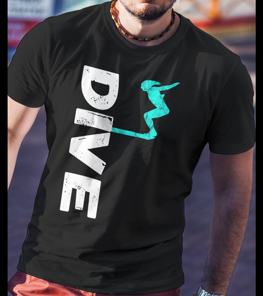 Dive Springboard Platform Diving Board Jumper T-Shirt