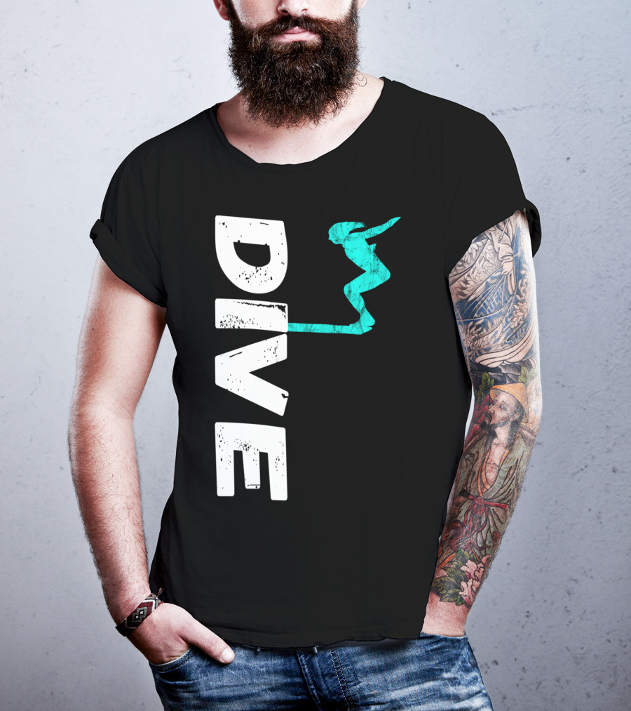 Dive Springboard Platform Diving Board Jumper T-Shirt