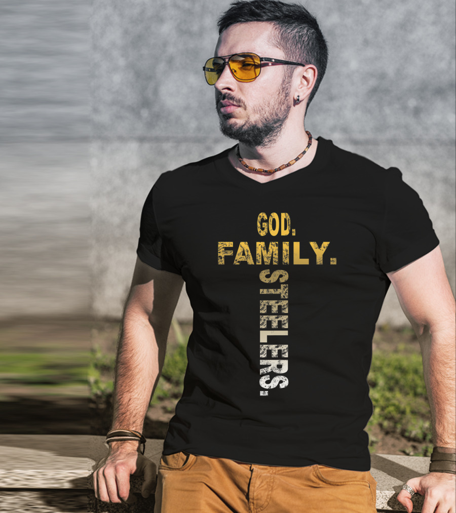 God Family Steelers Funny Slers T-Shirt