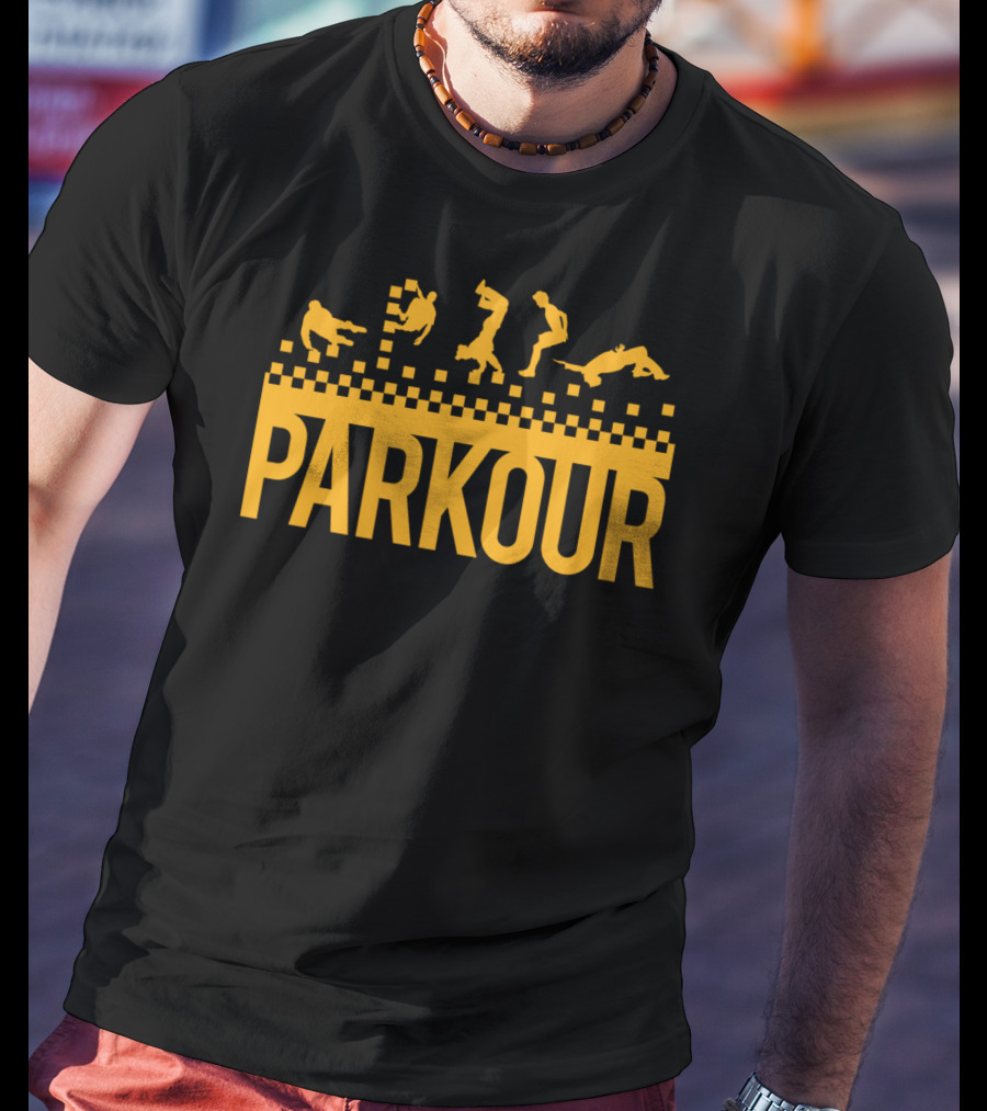 Vintage Parkour Free Running Action T-Shirt