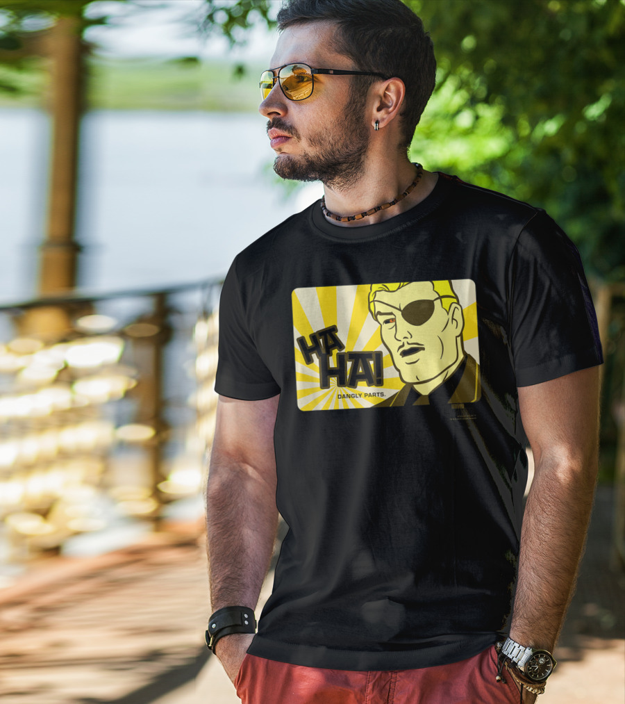 Ha Ha Dangly Parts Harvey Birdman Attorney At Law Phil Ken Sebben T-Shirt
