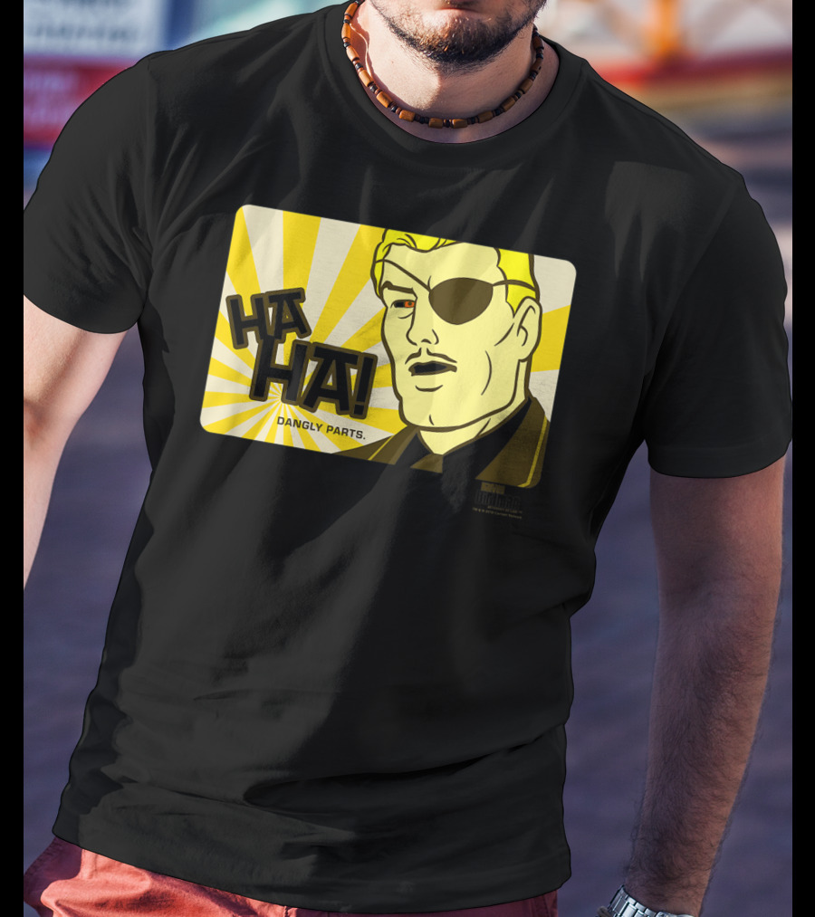 Ha Ha Dangly Parts Harvey Birdman Attorney At Law Phil Ken Sebben T-Shirt