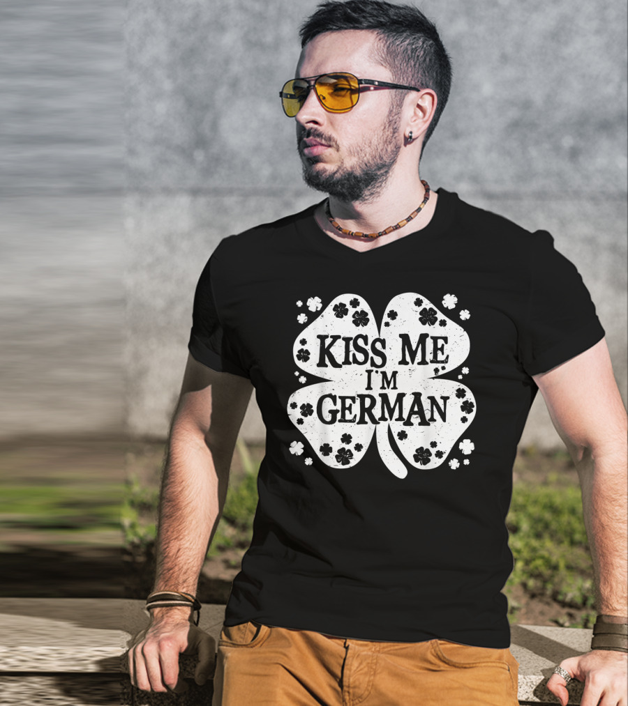 Kiss Me I'm German Cloverleaf T-Shirt