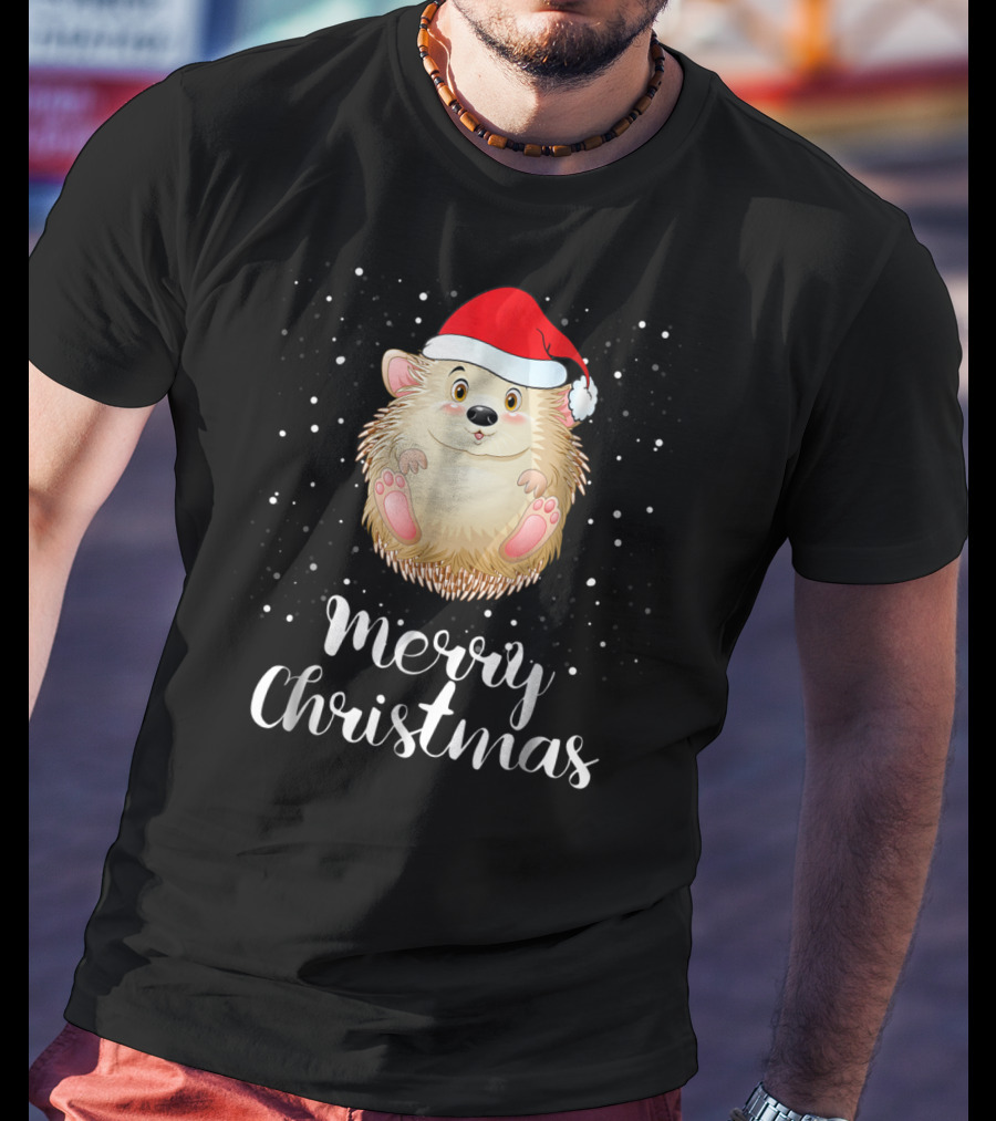 Merry Christmas Porcupine Family Matching Group T-Shirt