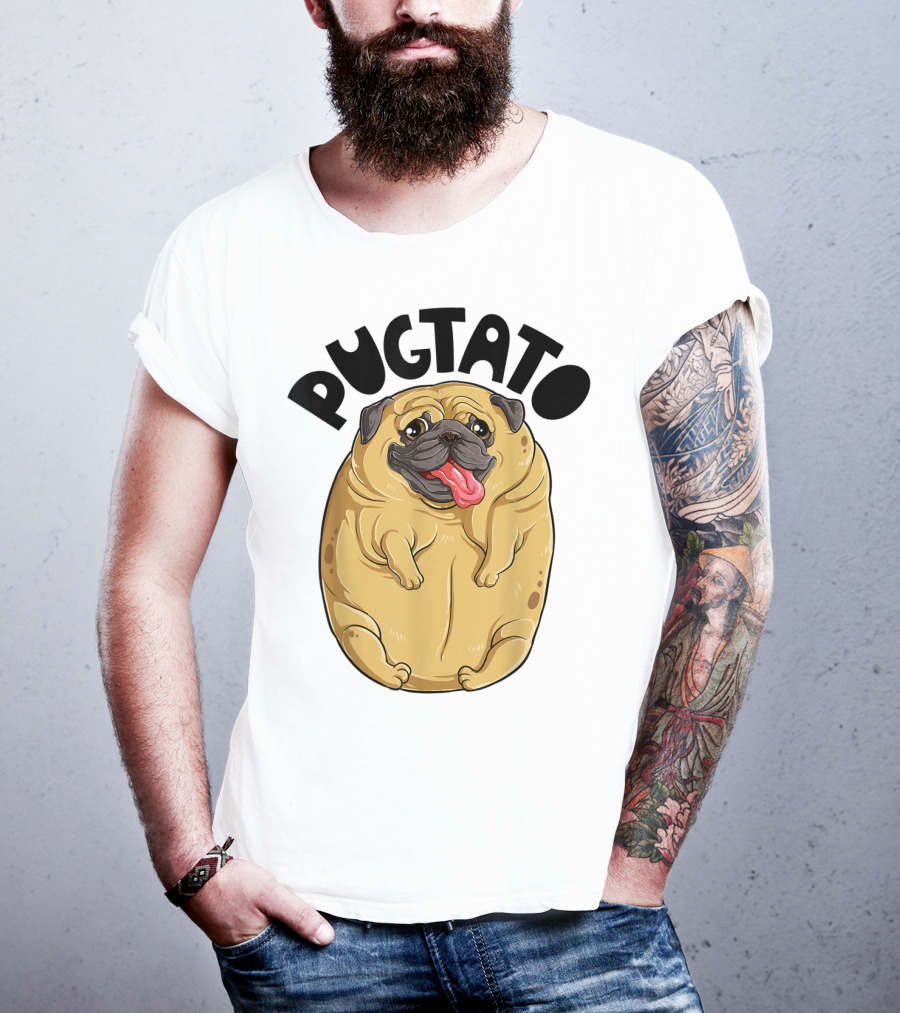 Pugtato Pug Potato Dog Lovers T-Shirt