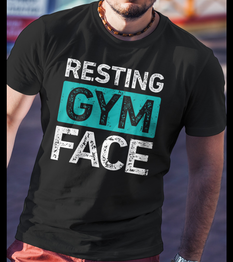 Resting Gym Face Fitness T-Shirt