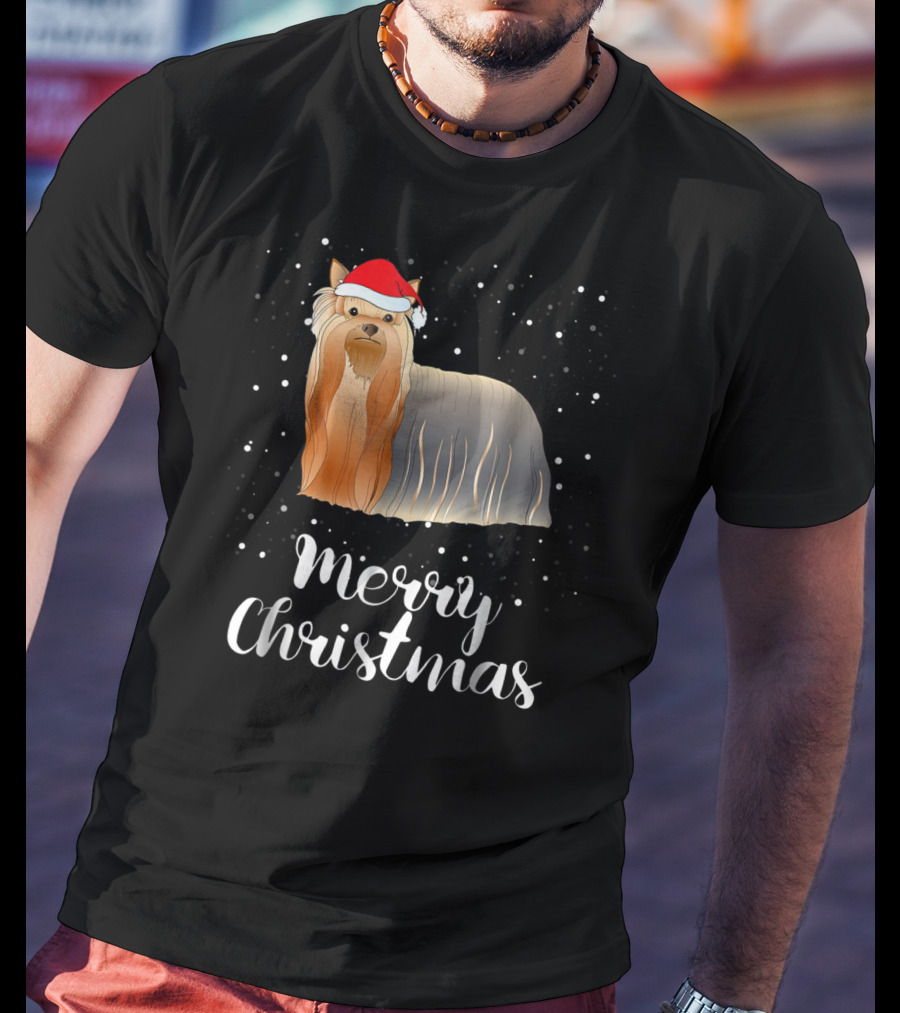 Merry Christmas Shih Tzu Family Group Matching T-Shirt
