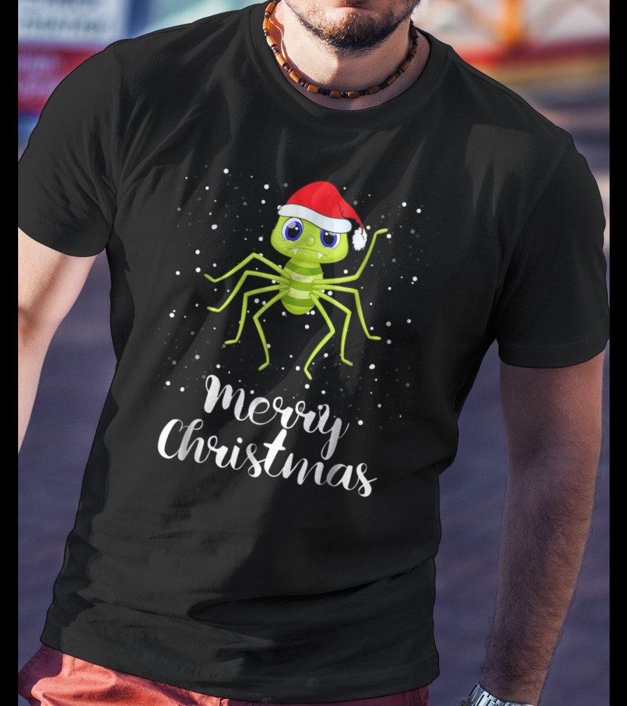 Merry Christmas Spider Funny Family Group Holiday T-Shirt