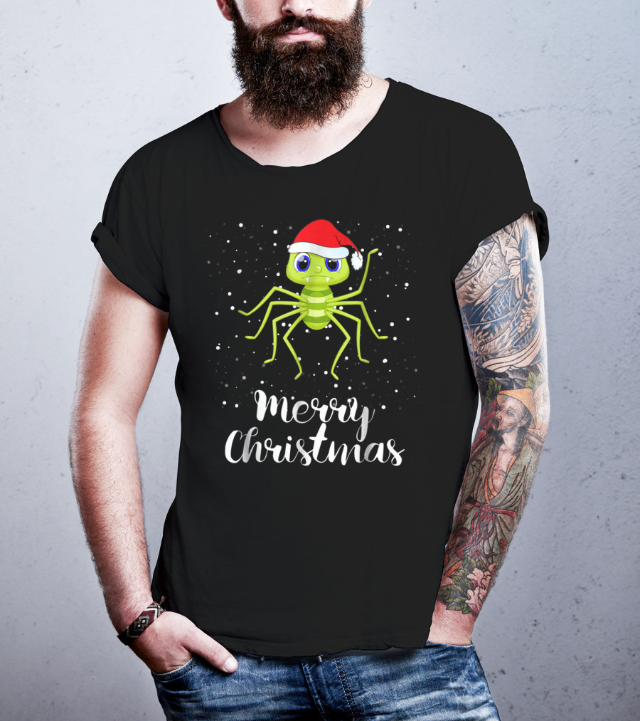 Merry Christmas Spider Funny Family Group Holiday T-Shirt