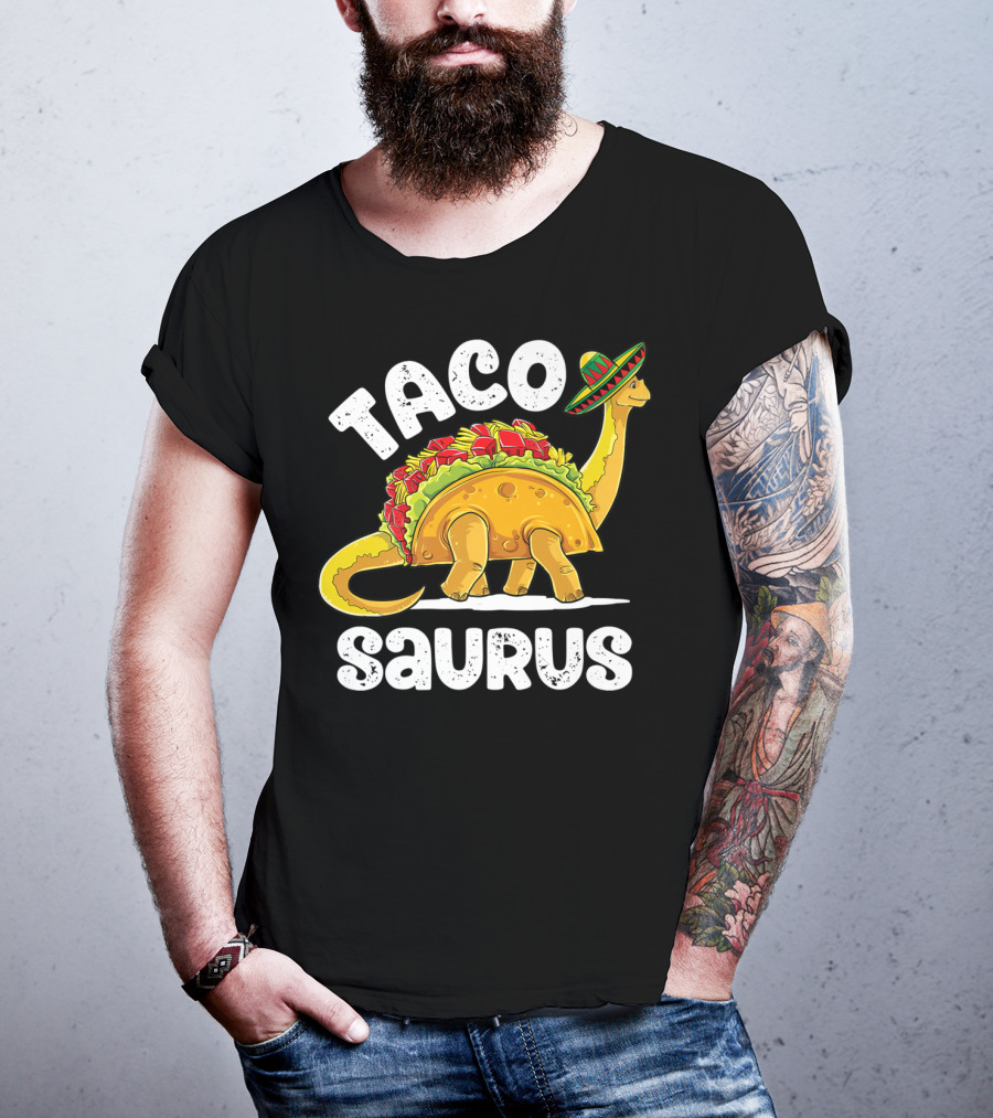 Tacosaurus Cinco De Mayo Sombrero Delight T-Shirt
