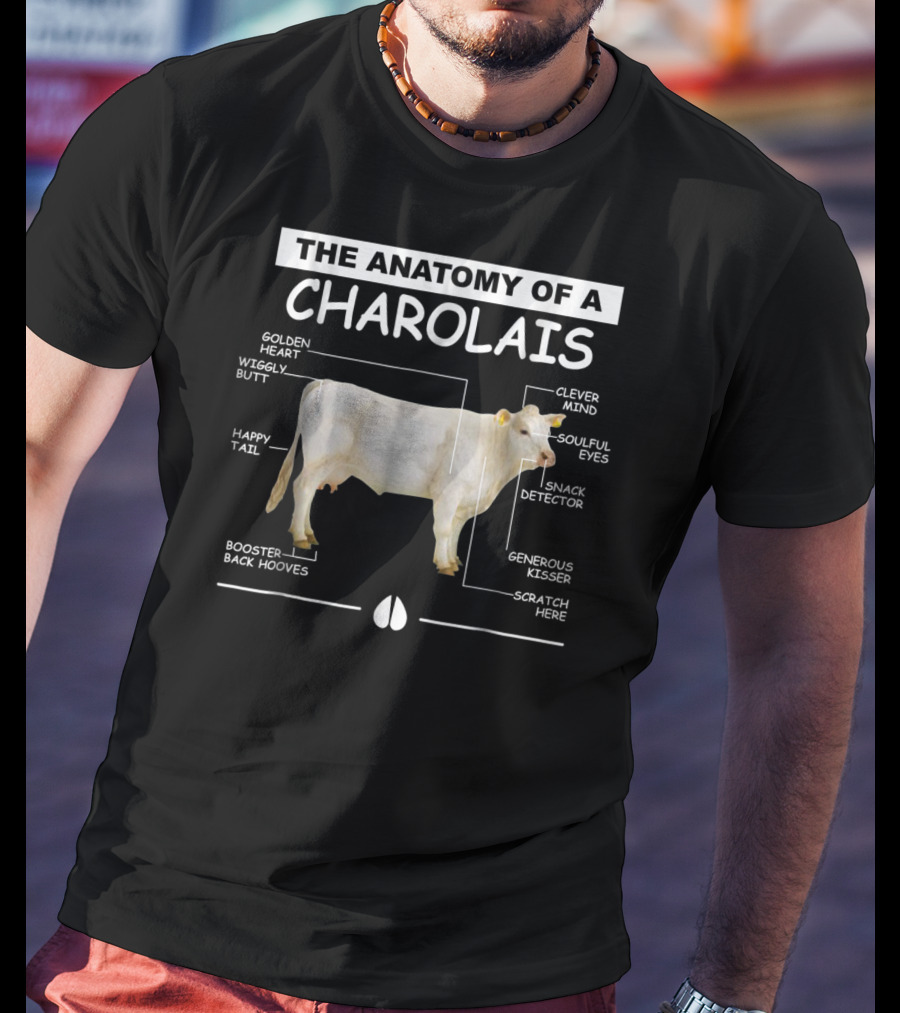 The Anatomy Of A Charolais Cow With Clever Mind And Soulful Eyes T-Shirt
