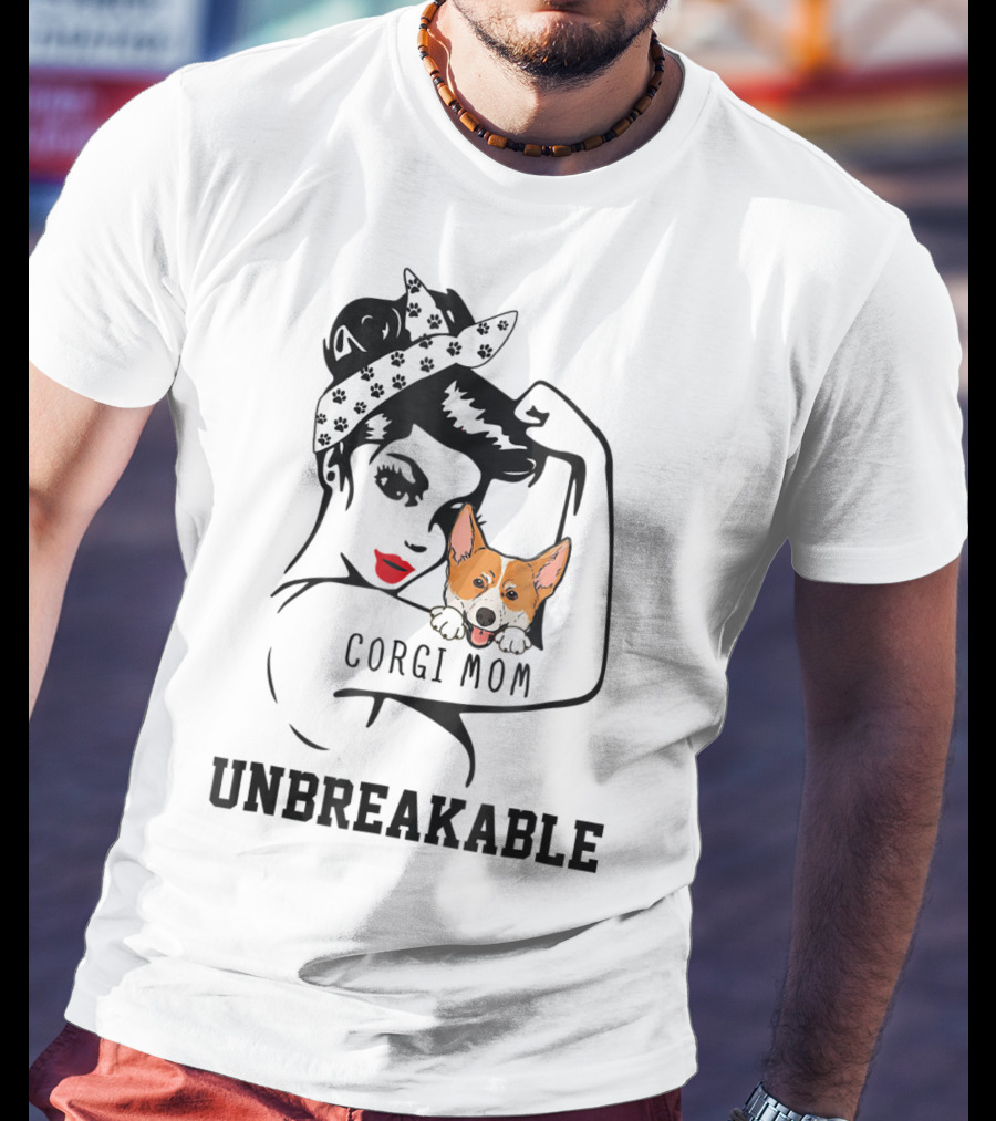Pembroke Corgi Mom Unbreakable T-Shirt