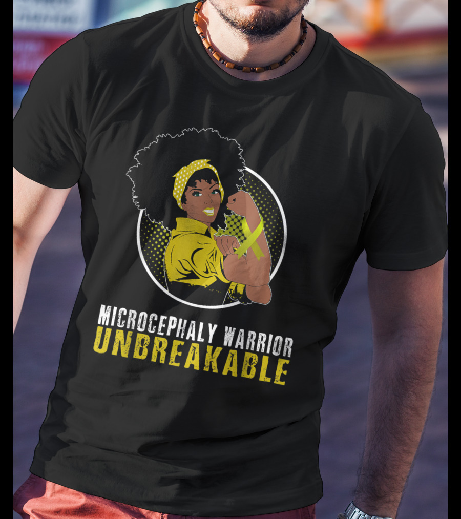 Black Girl Microcephaly Warrior Unbreakable T-Shirt