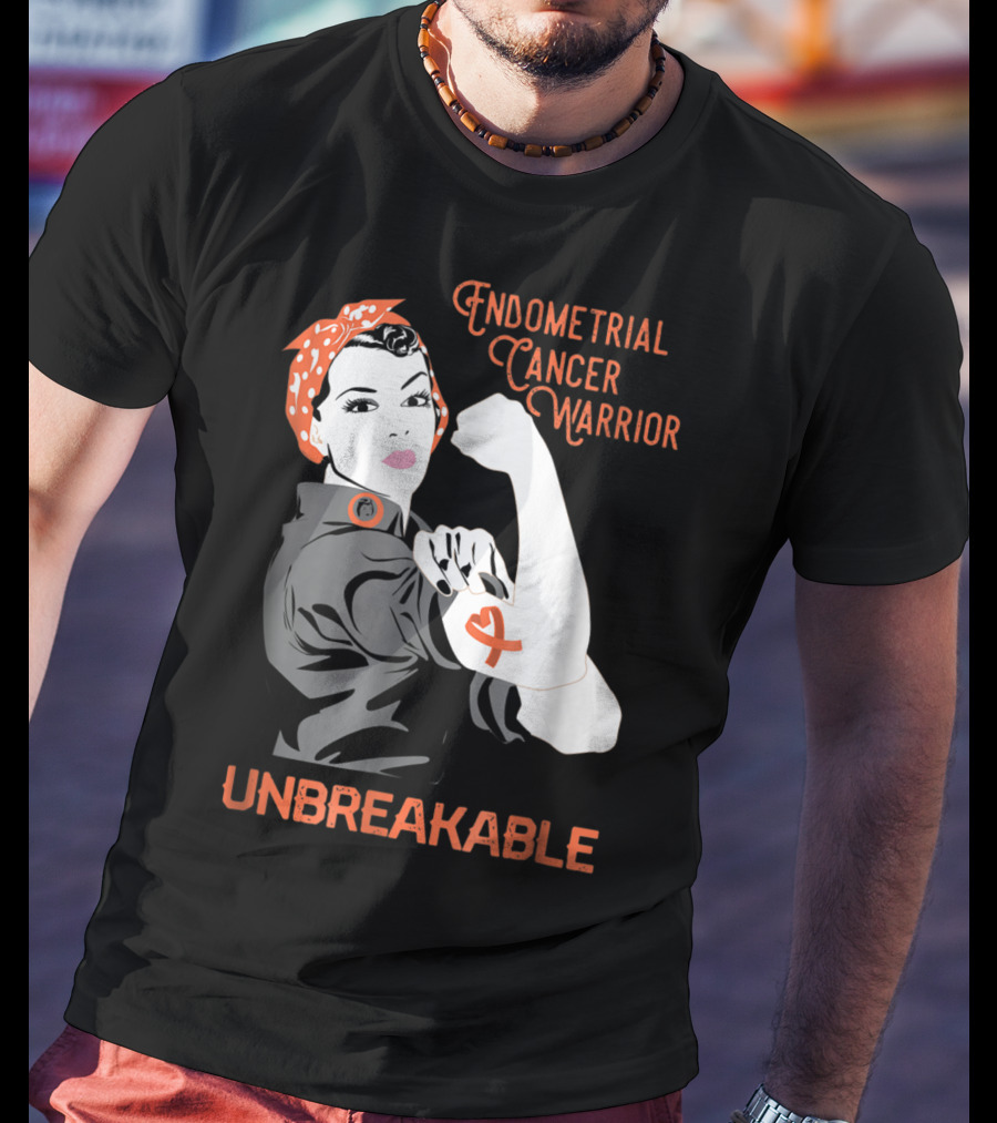 Endometrial Cancer Warrior Unbreakable T-Shirt