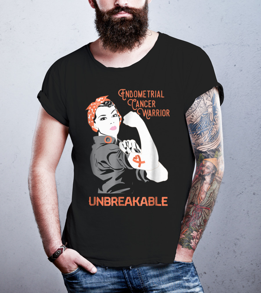Endometrial Cancer Warrior Unbreakable T-Shirt
