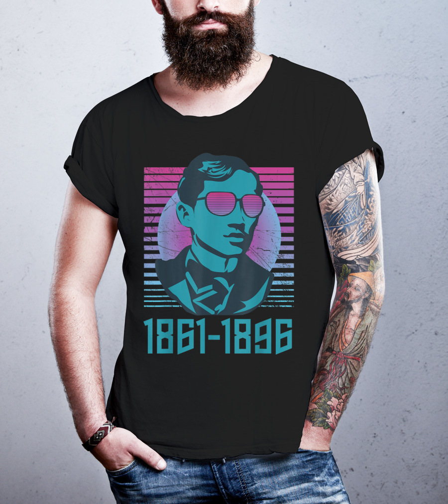 1861-1896 Jose Rizal Hipster Philippines Filipino Hero T-Shirt