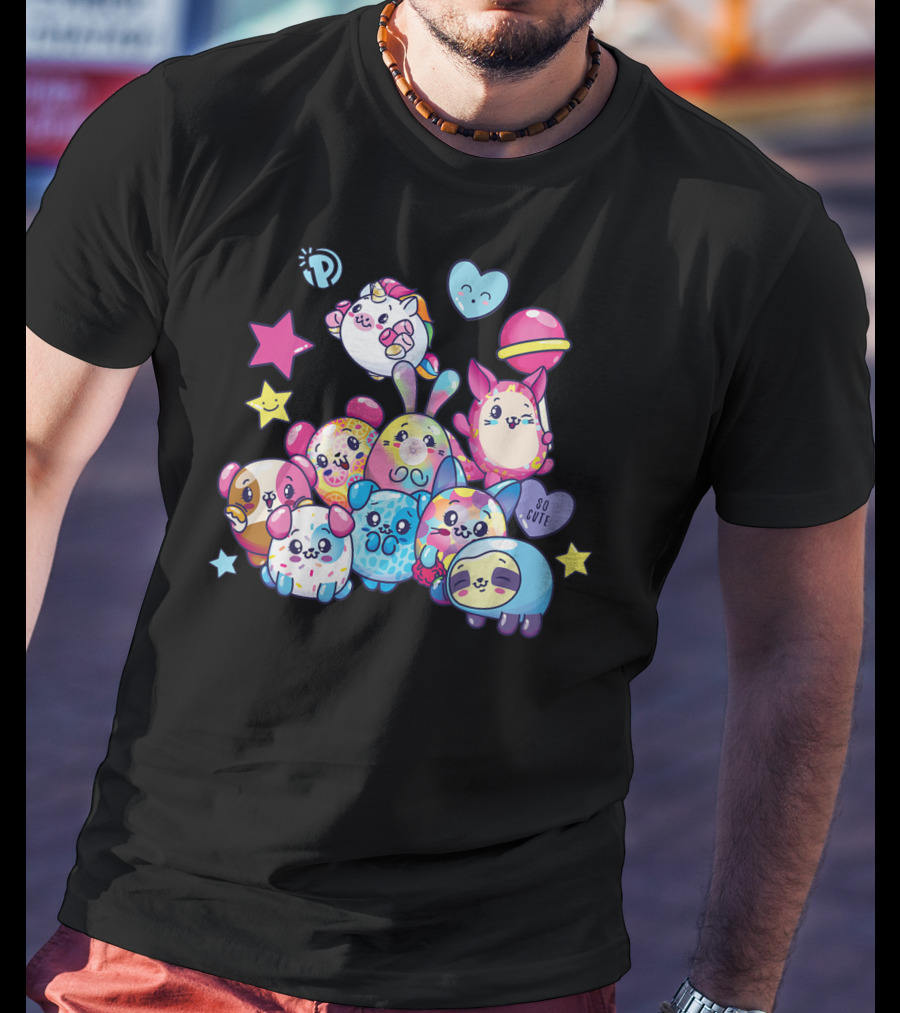 Pikmi Pops And Friends So Cute Stars And Hearts T-Shirt