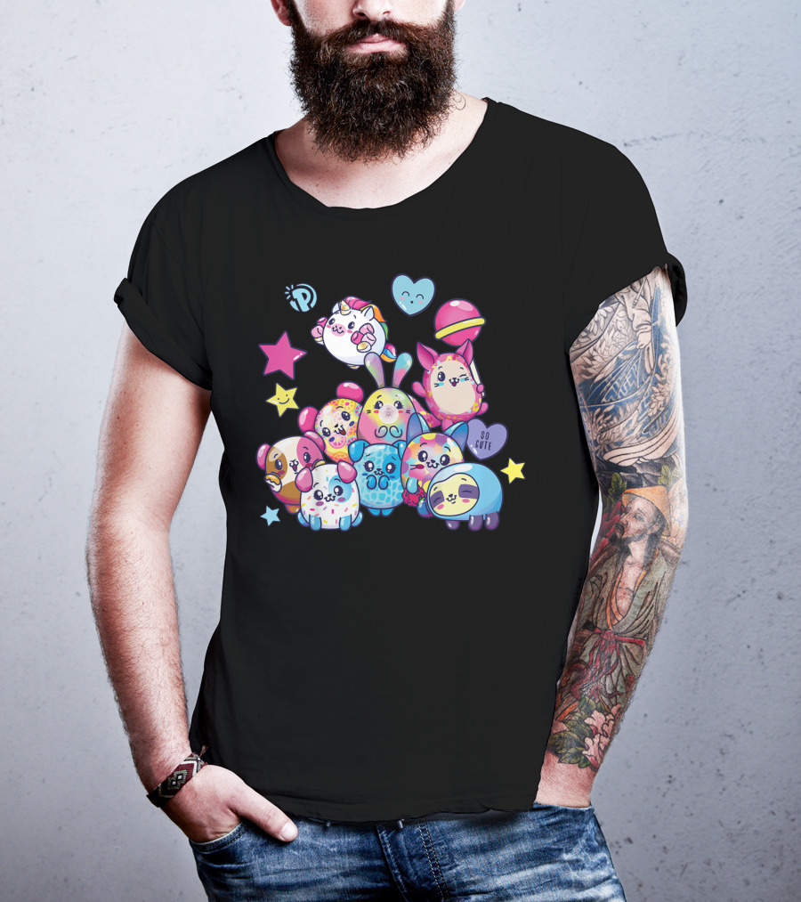 Pikmi Pops And Friends So Cute Stars And Hearts T-Shirt
