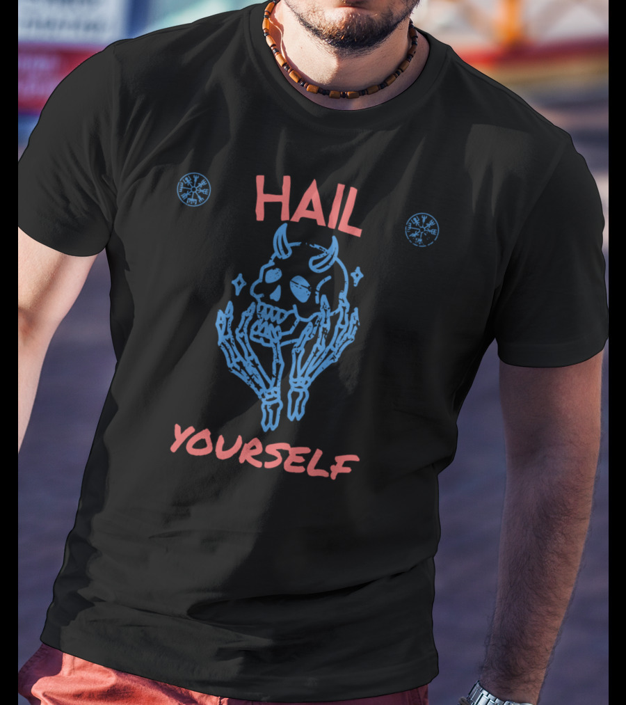 Last Podcast On The Left Hail Yourself Skull T-Shirt