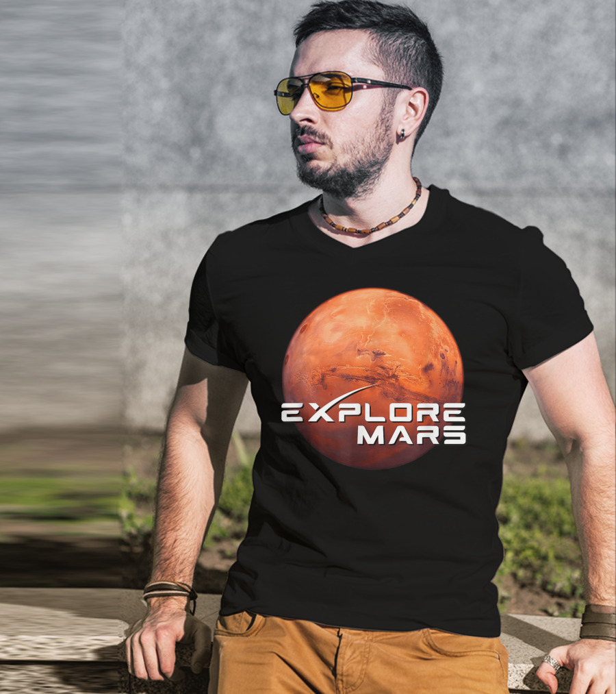 Explore Mars SpaceX Mars Exploration T-Shirt