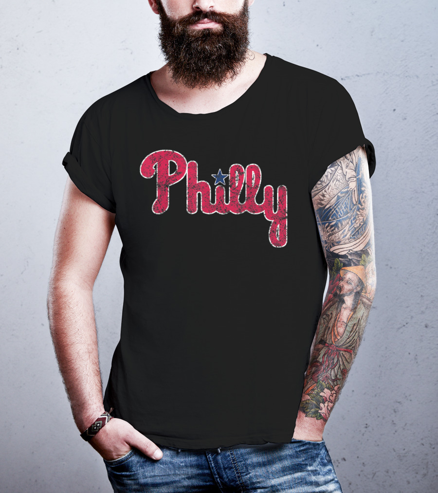 Philadelphia Baseball Vintage Philly Star T-Shirt