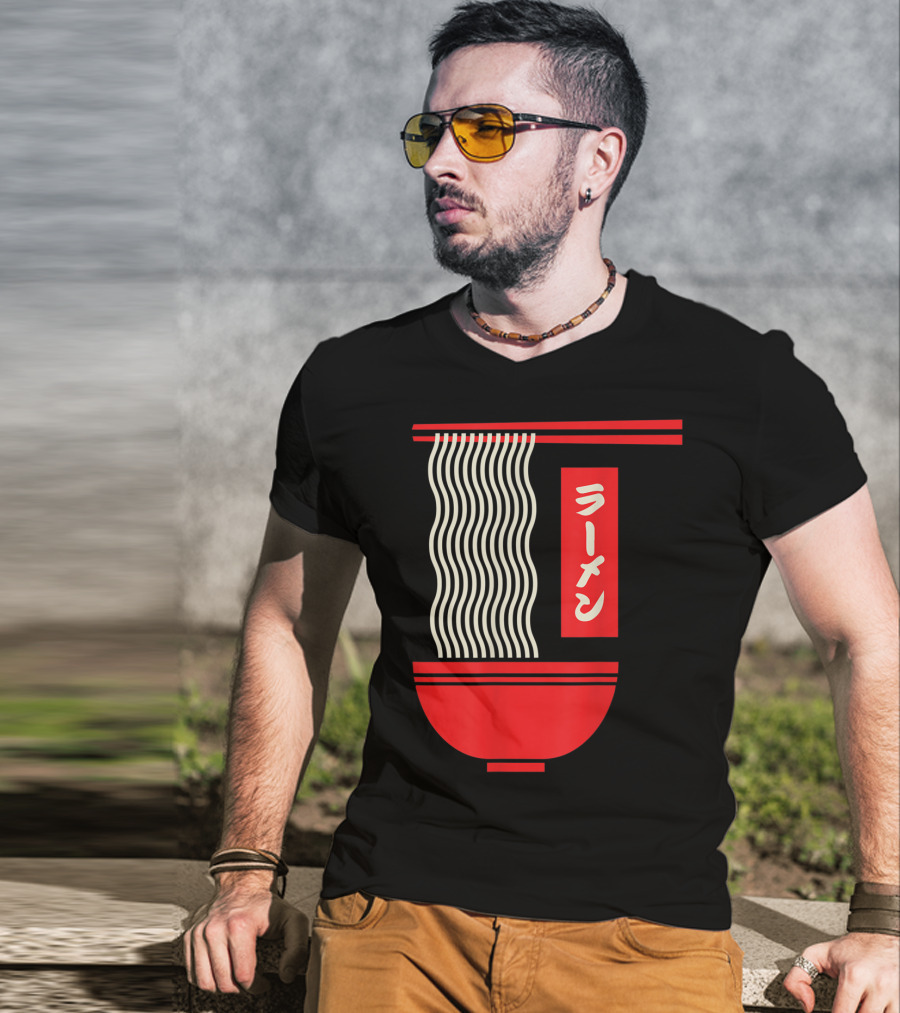Retro Vintage Japanese Ramen Noodles T-Shirt