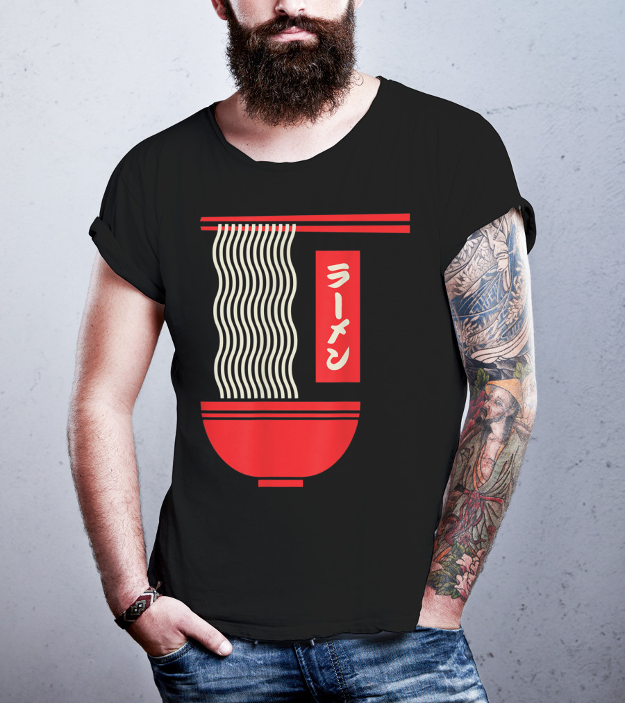 Retro Vintage Japanese Ramen Noodles T-Shirt