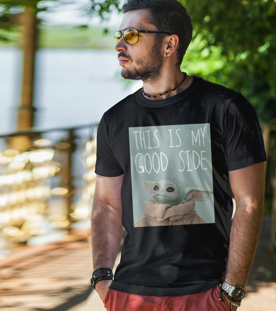 This Is My Good Side Star Wars The Mandalorian The Child T-Shirt