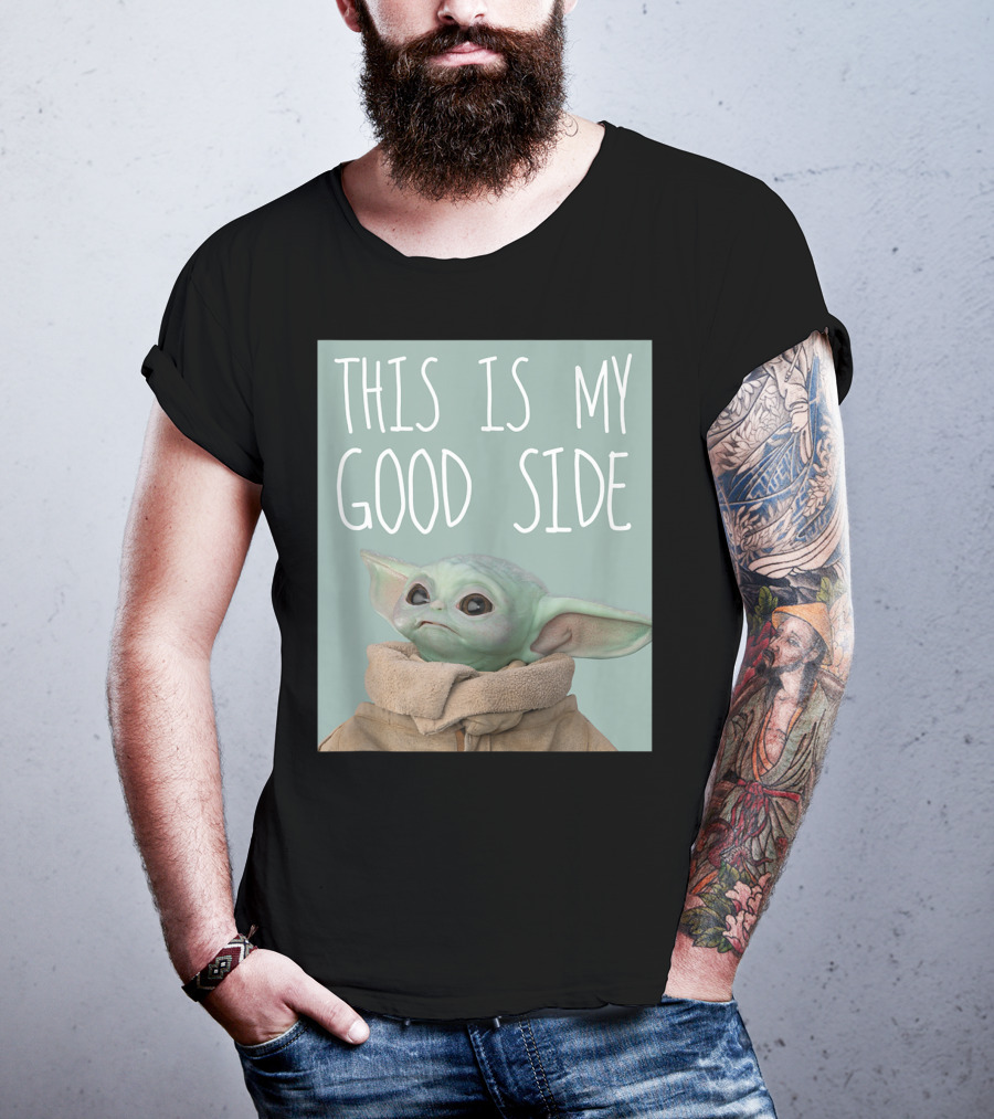This Is My Good Side Star Wars The Mandalorian The Child T-Shirt