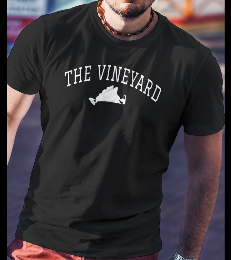 Martha's Vineyard Vacation The Vineyard Map T-Shirt