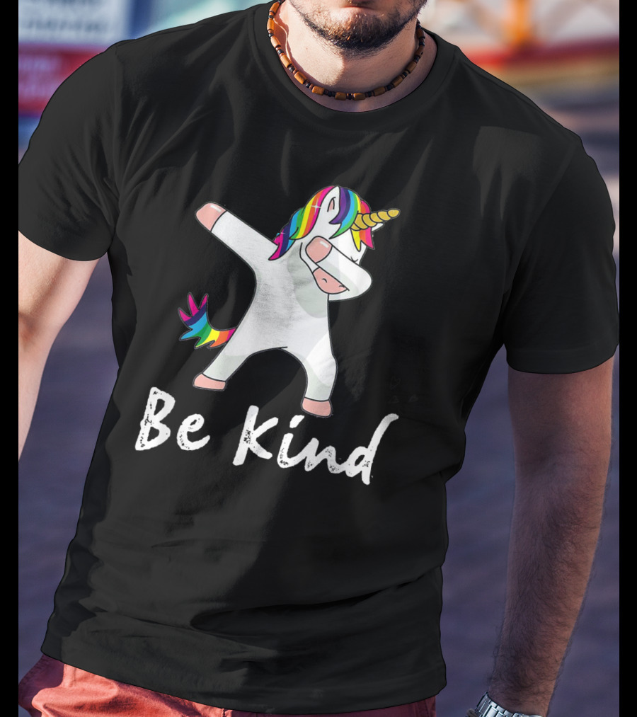 Unity Day Orange Anti Bullying Rainbow Unicorn Be Kind T-Shirt