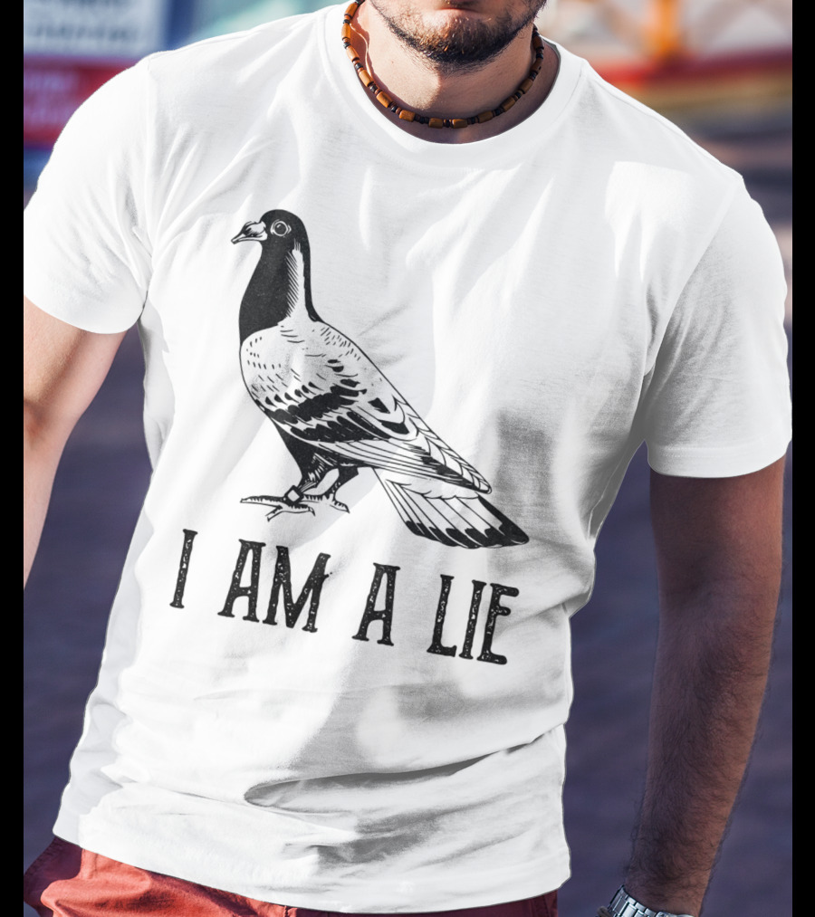 Vintage Bird I Am A Lie Aren't Real Spies T-Shirt